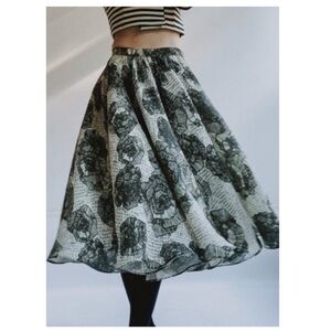 NWT Leanne Marshall Rosa skirt silk small